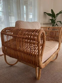 Fotel ogrodowy DOLCEDO Rattan Naturalny