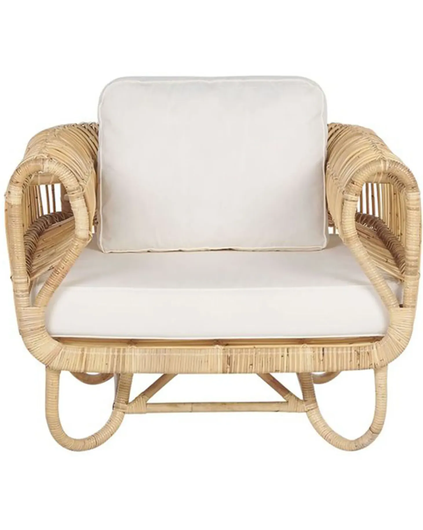Fotel ogrodowy DOLCEDO Rattan Naturalny