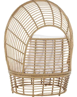 Fotel ogrodowy LIDO Rattan Beżowy