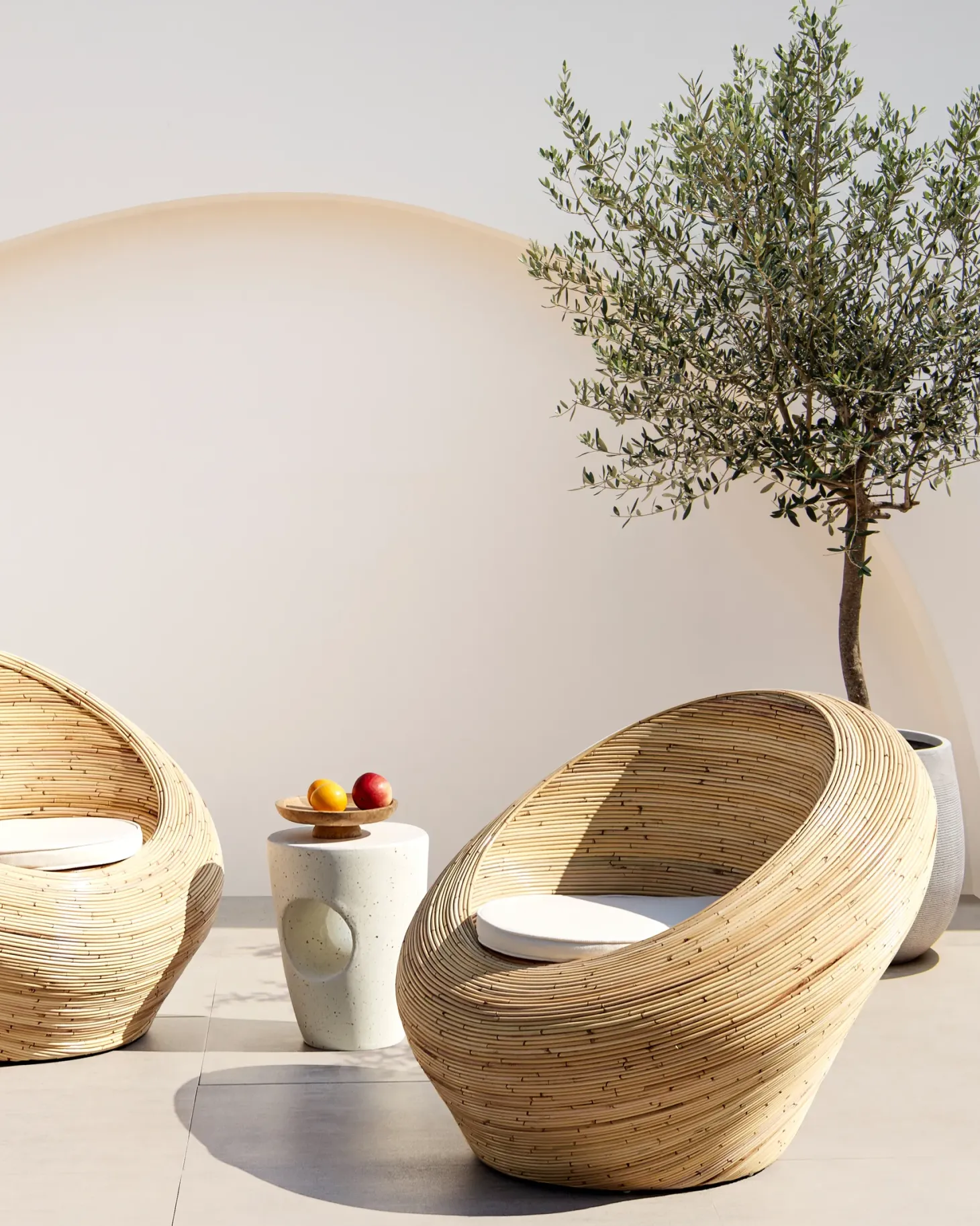 Fotel ogrodowy MAIORI Rattan Naturalny