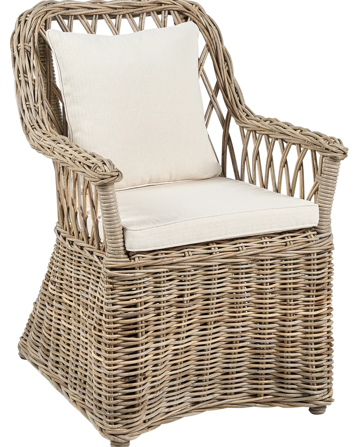 Fotel ogrodowy MAROS II Rattan Naturalny