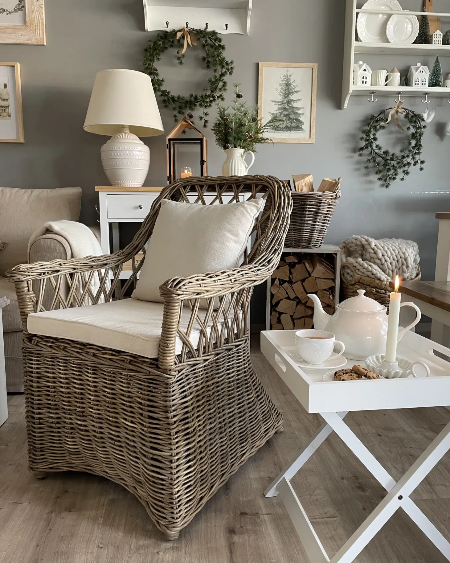 Fotel ogrodowy MAROS II Rattan Naturalny