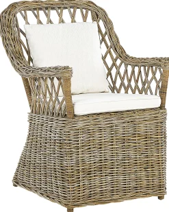 Fotel ogrodowy MAROS Rattan Naturalny