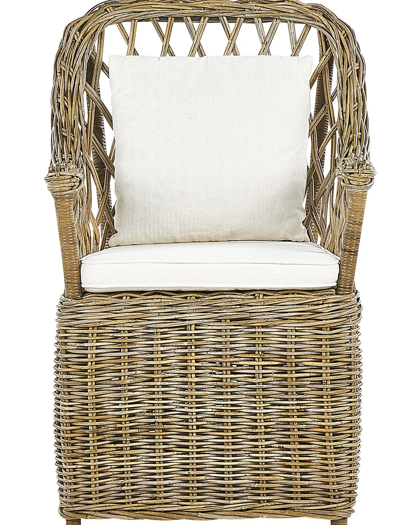 Fotel ogrodowy MAROS Rattan Naturalny