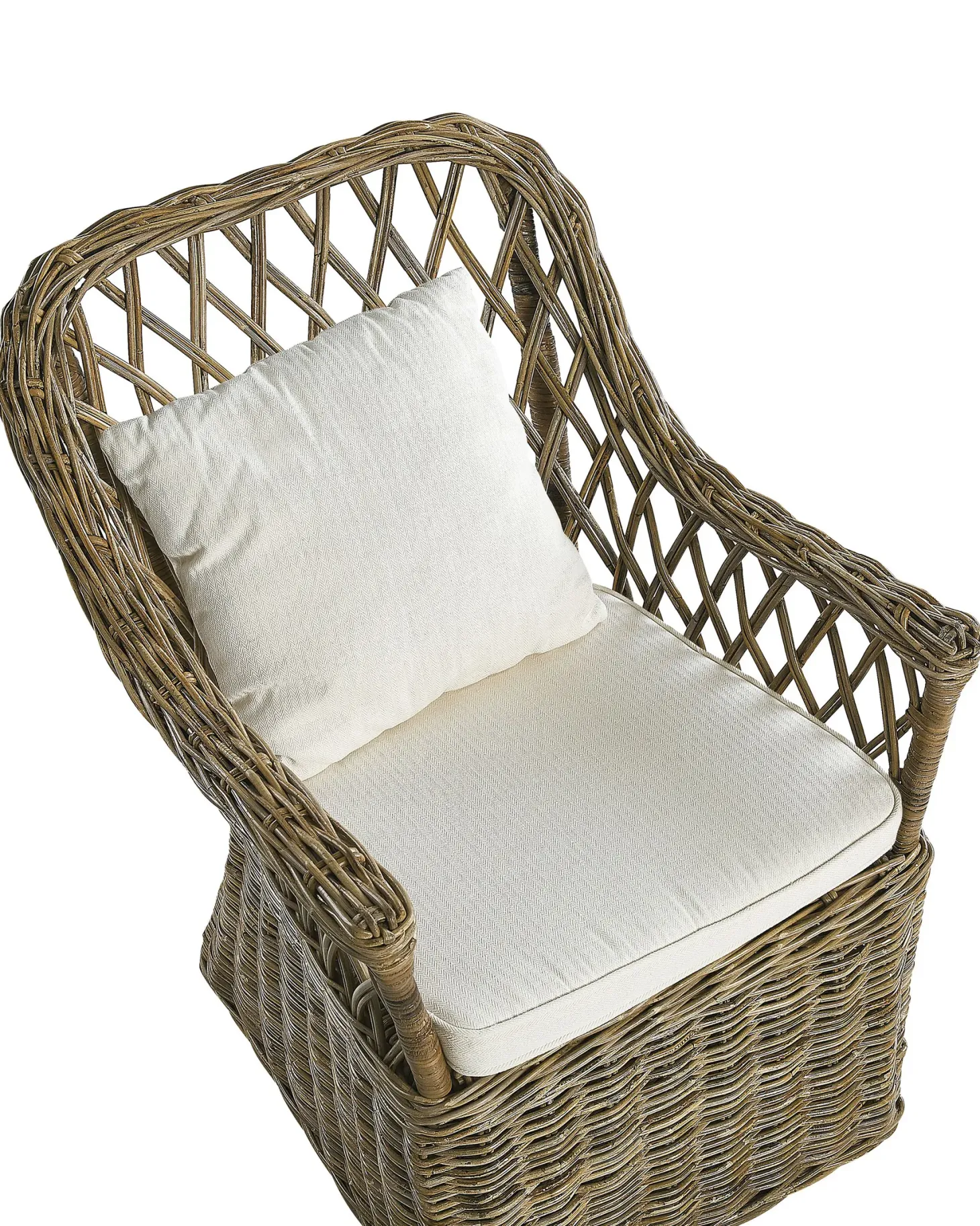 Fotel ogrodowy MAROS Rattan Naturalny