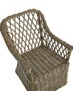 Fotel ogrodowy MAROS Rattan Naturalny