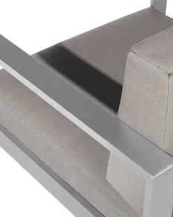 Fotel ogrodowy SALERNO Metal Ciemnoszary