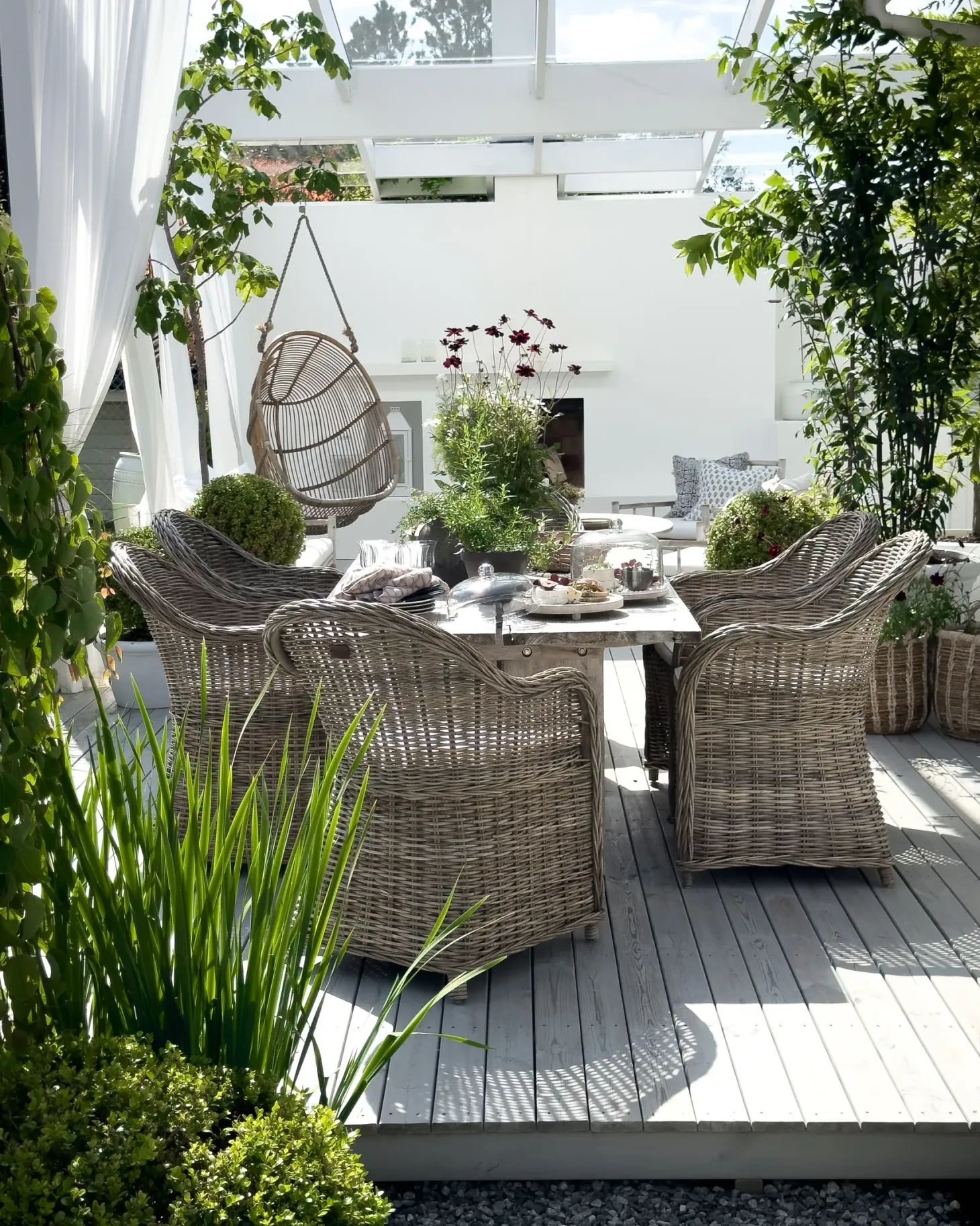 Fotel ogrodowy SUSUA Rattan Naturalny