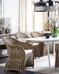 Fotel ogrodowy SUSUA Rattan Naturalny