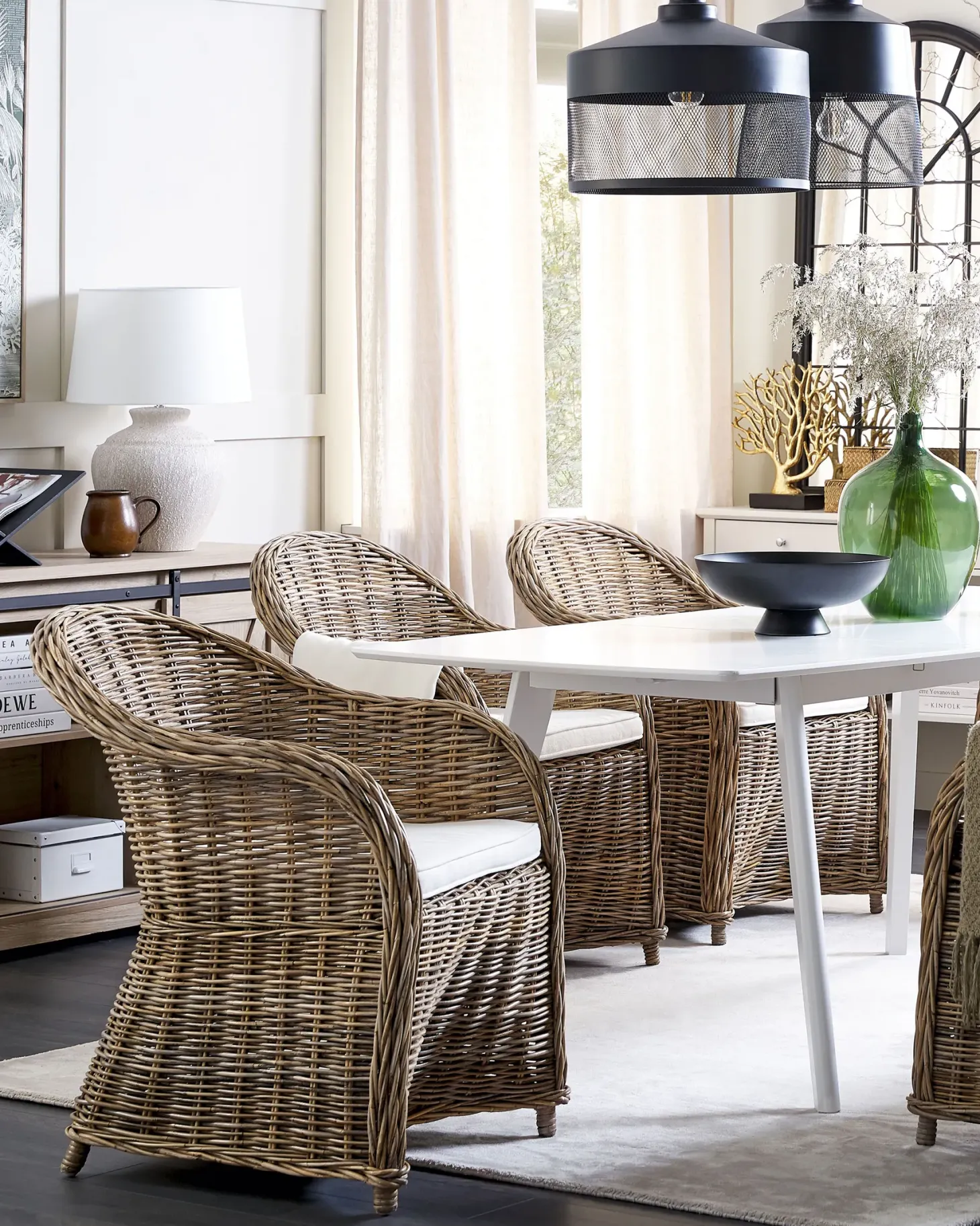 Fotel ogrodowy SUSUA Rattan Naturalny