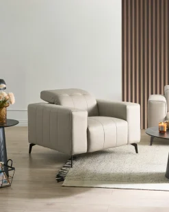 Discount OMMEL Jasnobeżowy Wszystkie Fotele|Fotele Tapicerowane