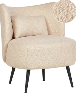 Sale Fotel OTSBY Boucle Beżowy Wszystkie Fotele|Fotele Tapicerowane