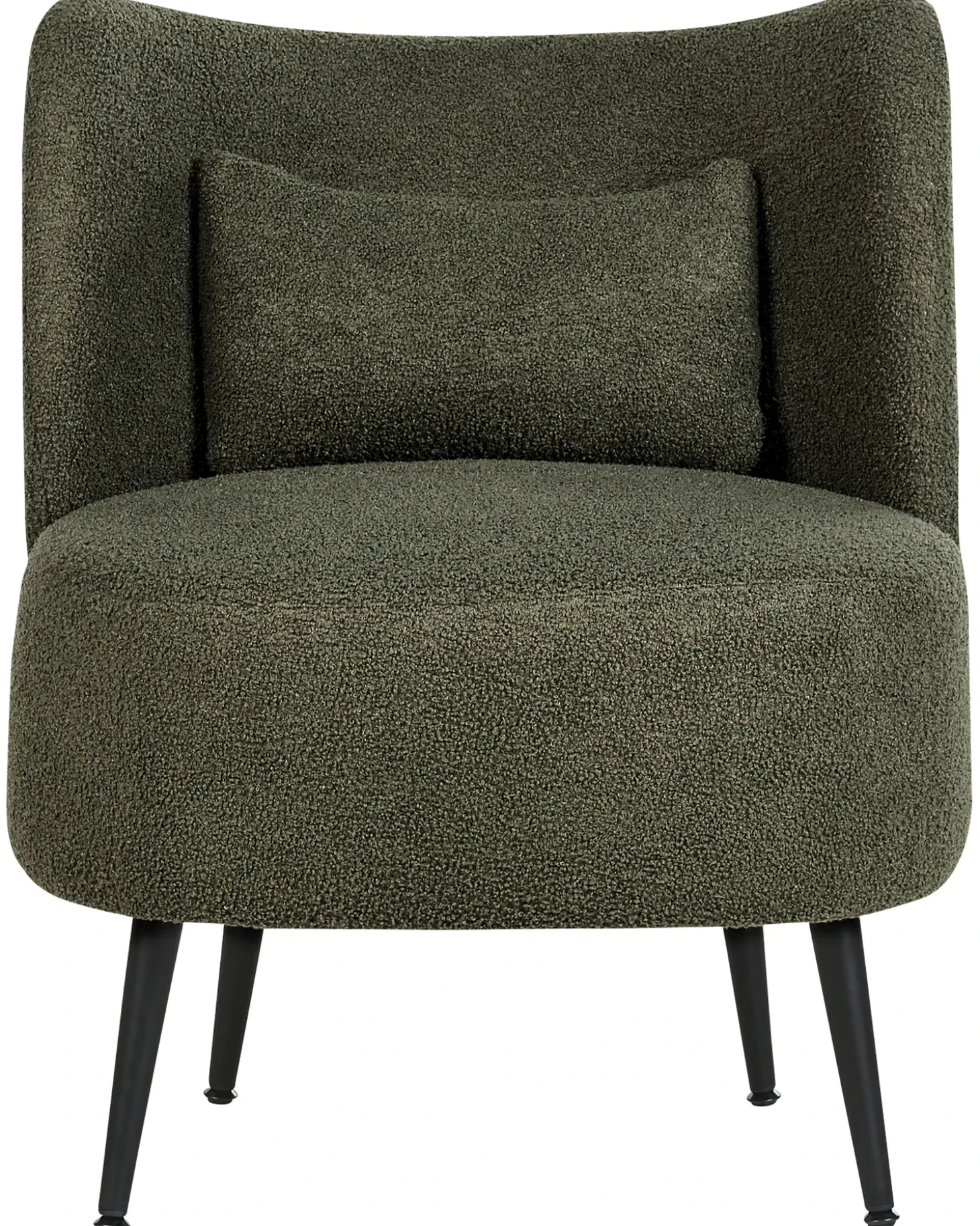 New Fotel OTSBY Boucle Ciemnozielony Wszystkie Fotele|Fotele Tapicerowane