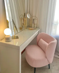 Discount Fotel OTSBY Boucle Pastelowy róż Wszystkie Fotele|Fotele Tapicerowane