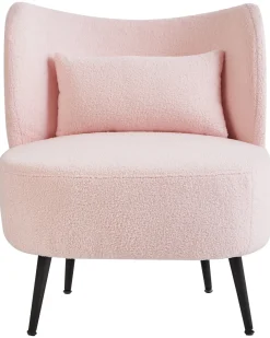 Discount Fotel OTSBY Boucle Pastelowy róż Wszystkie Fotele|Fotele Tapicerowane