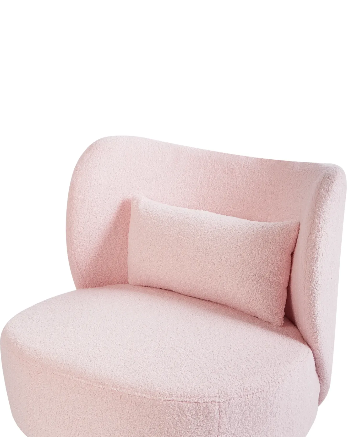 Discount Fotel OTSBY Boucle Pastelowy róż Wszystkie Fotele|Fotele Tapicerowane