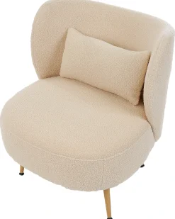 Best Fotel OTSBY II Z poduszką Boucle Beżowy Wszystkie Fotele|Fotele Tapicerowane