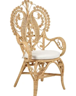 Fotel paw CARRARA Rattan Naturalny