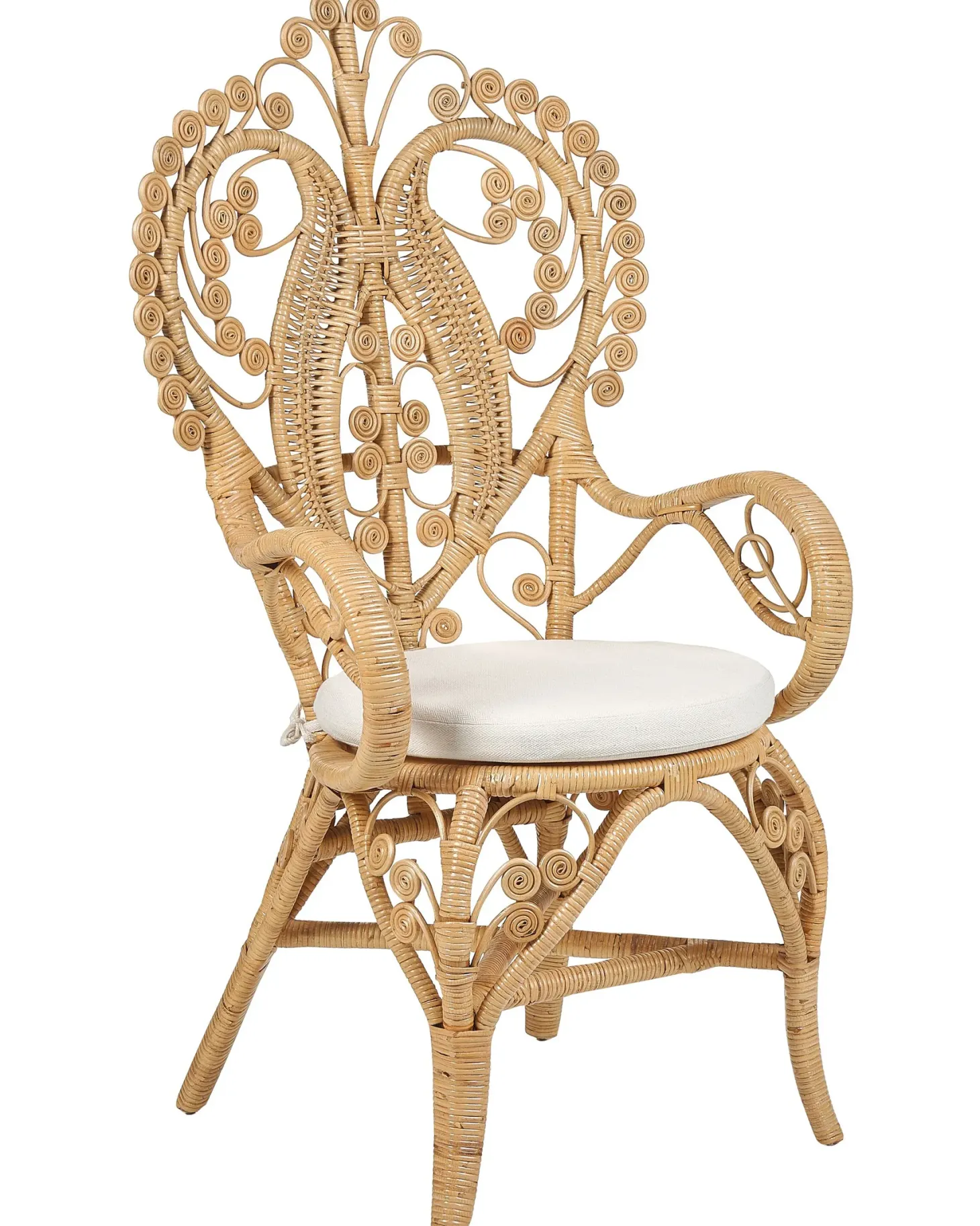 Fotel paw CARRARA Rattan Naturalny