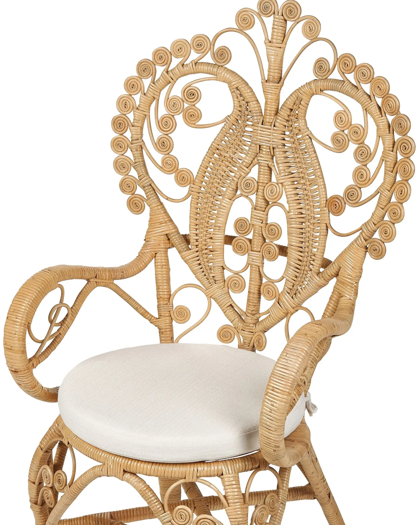 Fotel paw CARRARA Rattan Naturalny