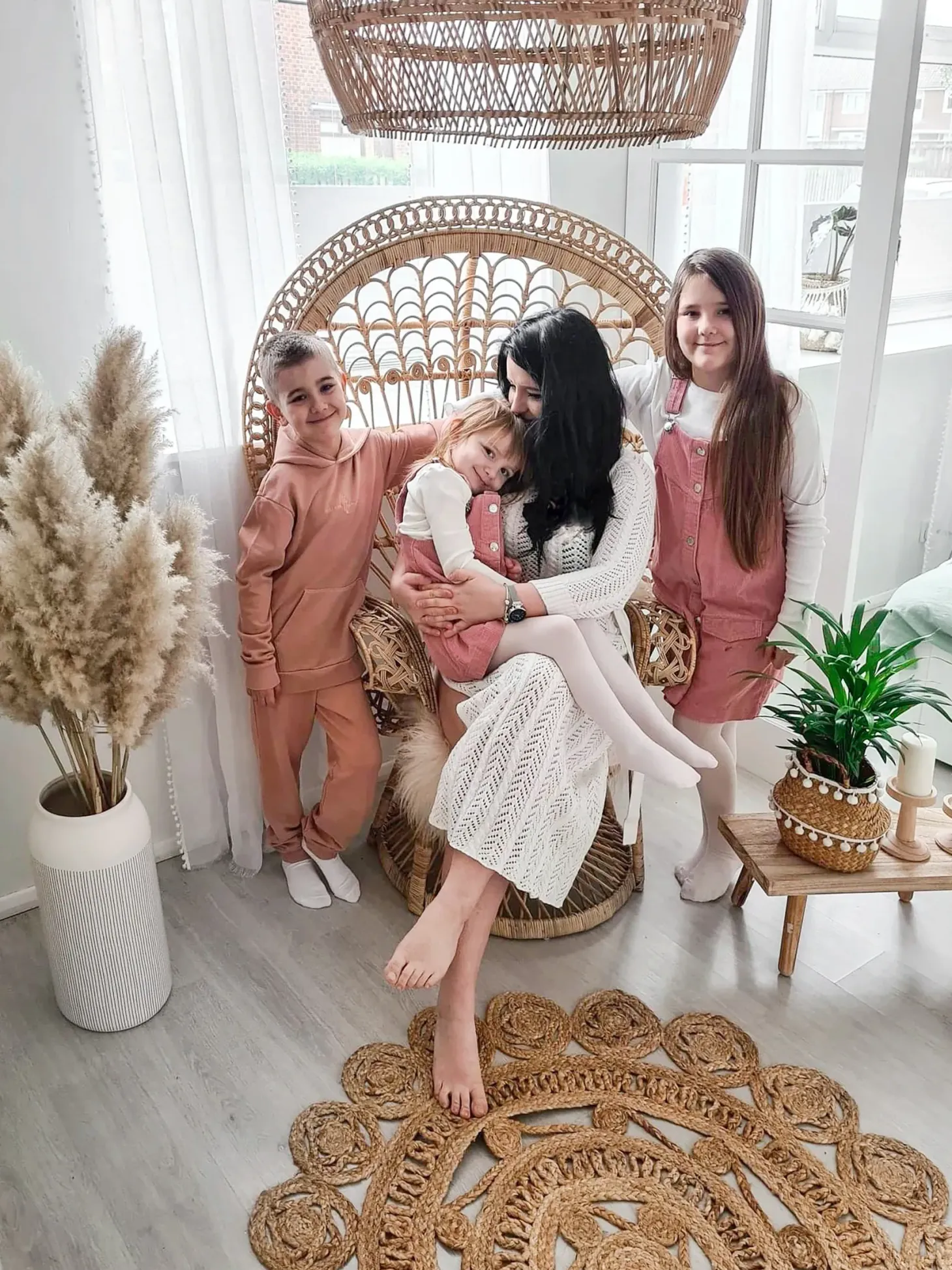 Fotel paw EMMANUELLE Rattan Naturalny