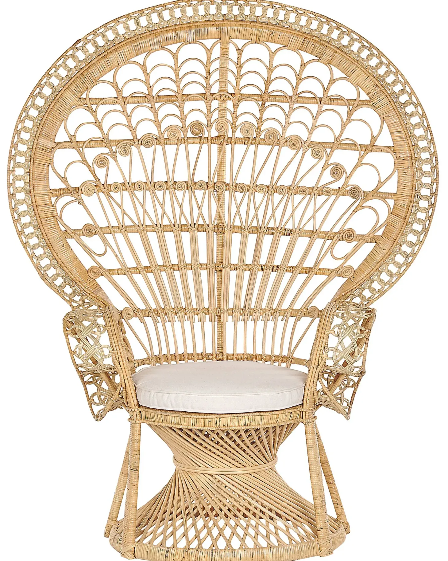 Fotel paw EMMANUELLE Rattan Naturalny