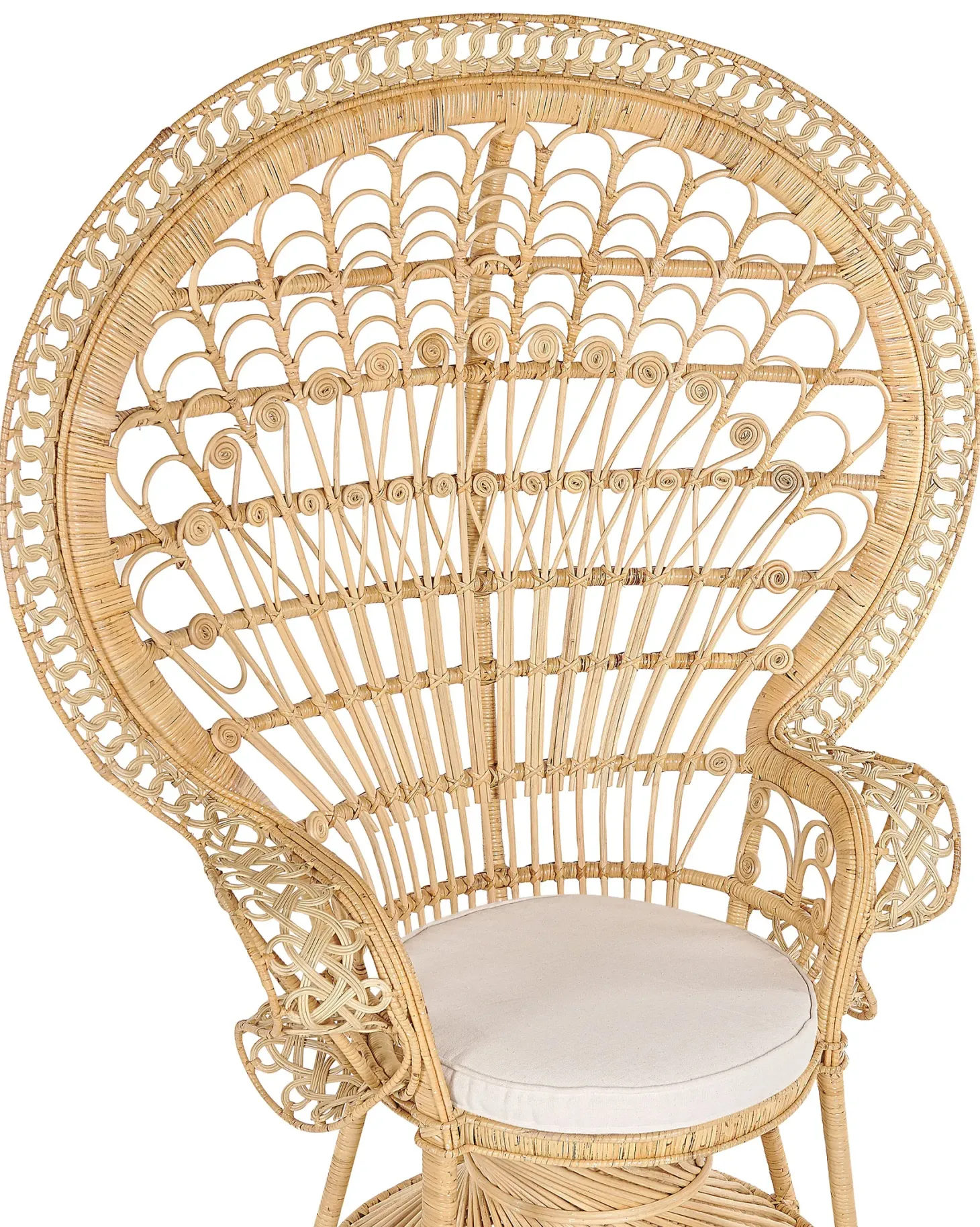 Fotel paw EMMANUELLE Rattan Naturalny