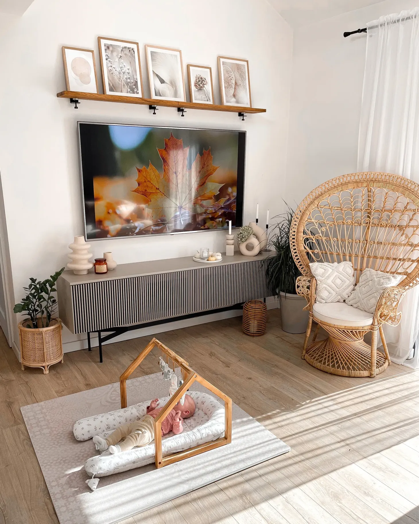 Fotel paw EMMANUELLE Rattan Naturalny