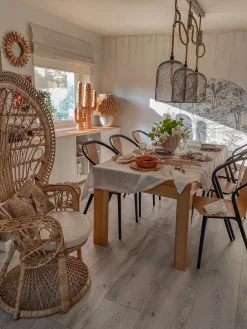 Fotel paw EMMANUELLE Rattan Naturalny