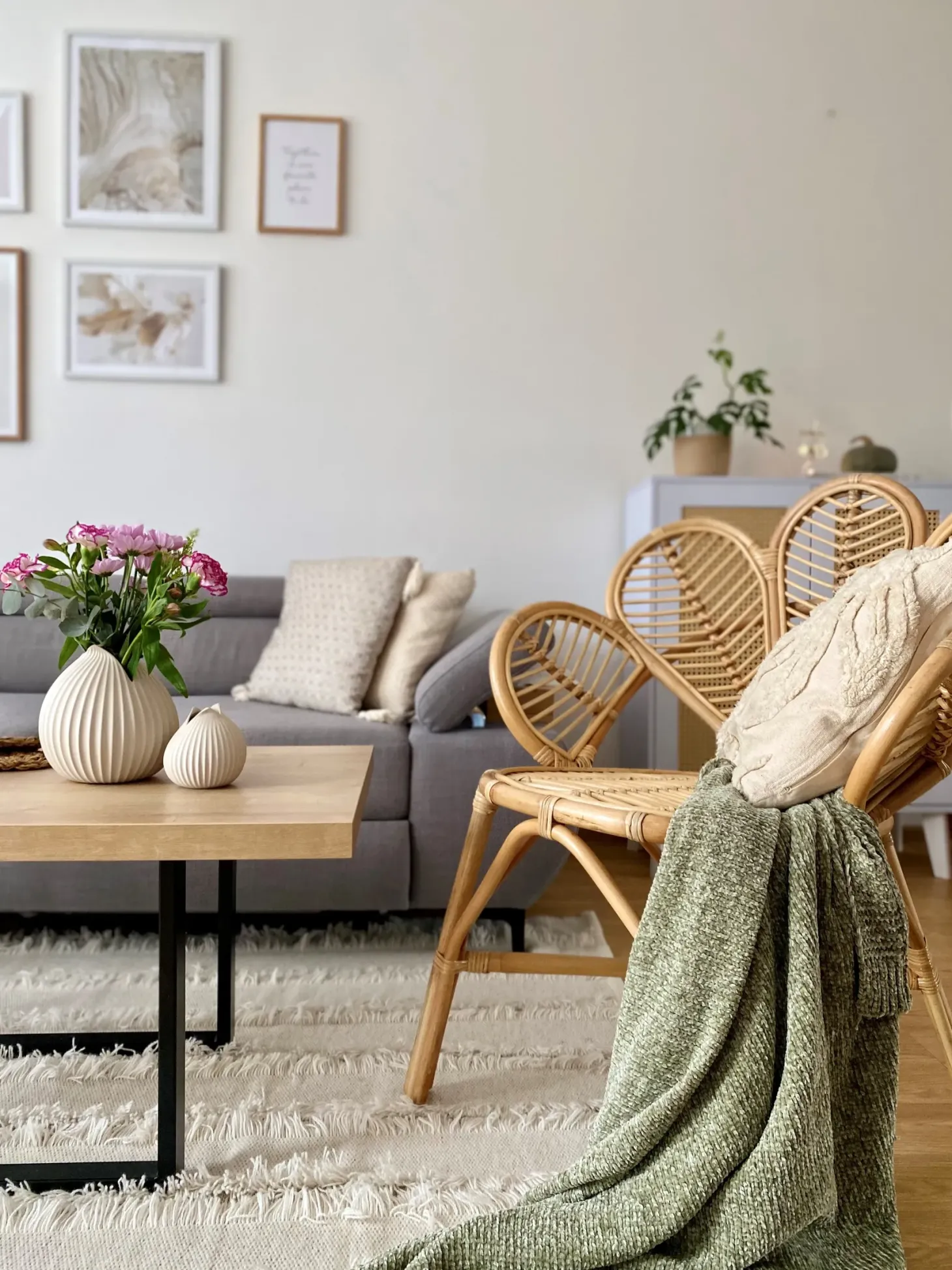 Fotel paw FLORENTINE II Rattan Naturalny
