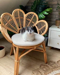 Fotel paw FLORENTINE II Rattan Naturalny