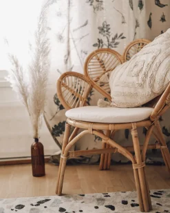 Fotel paw FLORENTINE II Rattan Naturalny