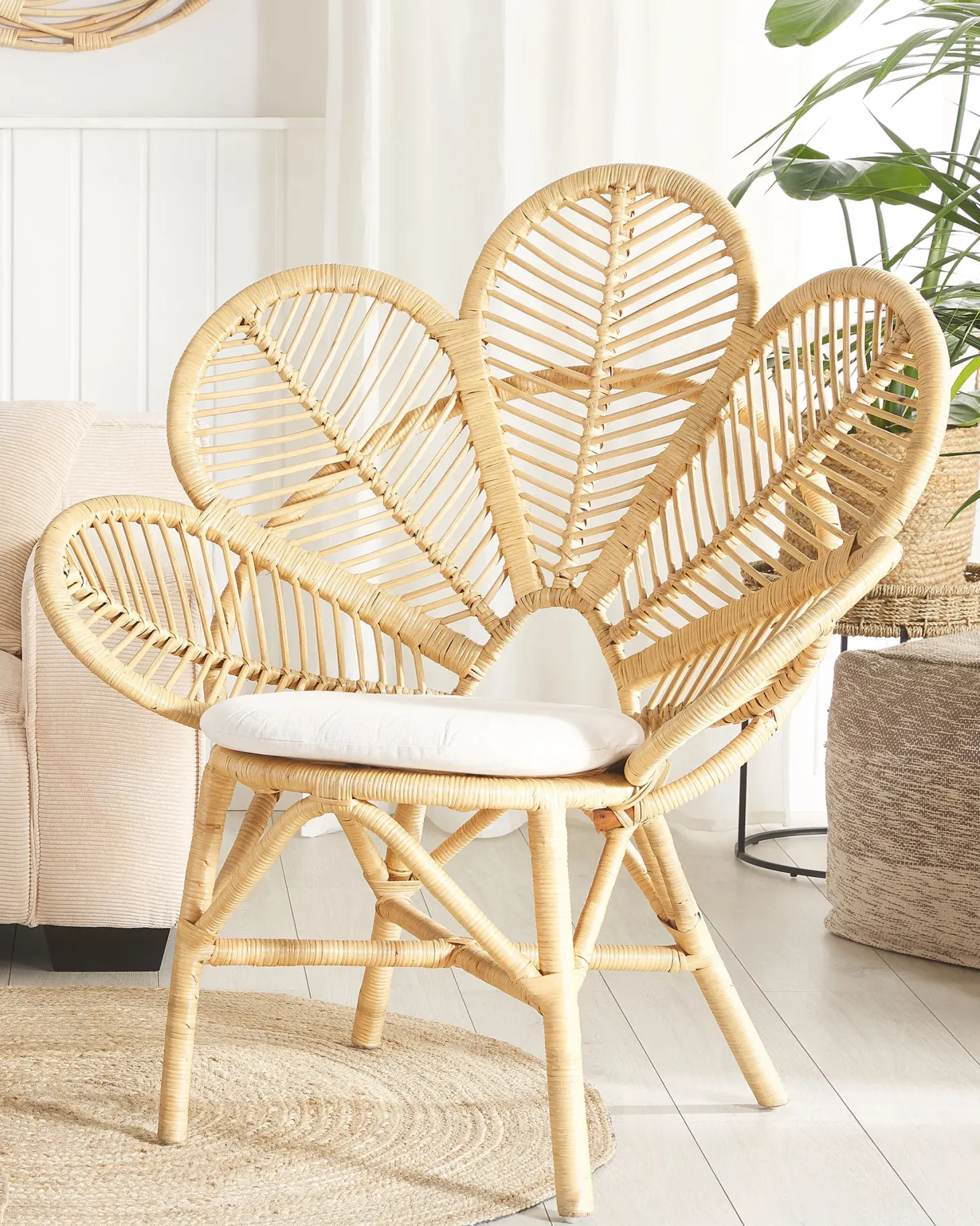Fotel paw FLORENTINE Rattan Naturalny