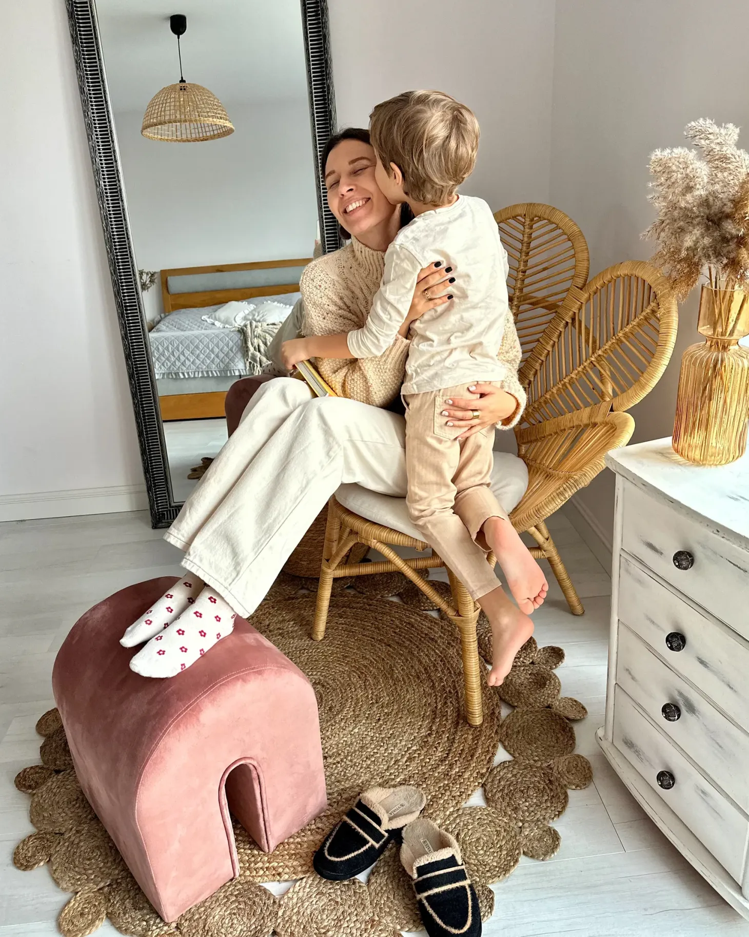 Fotel paw FLORENTINE Rattan Naturalny