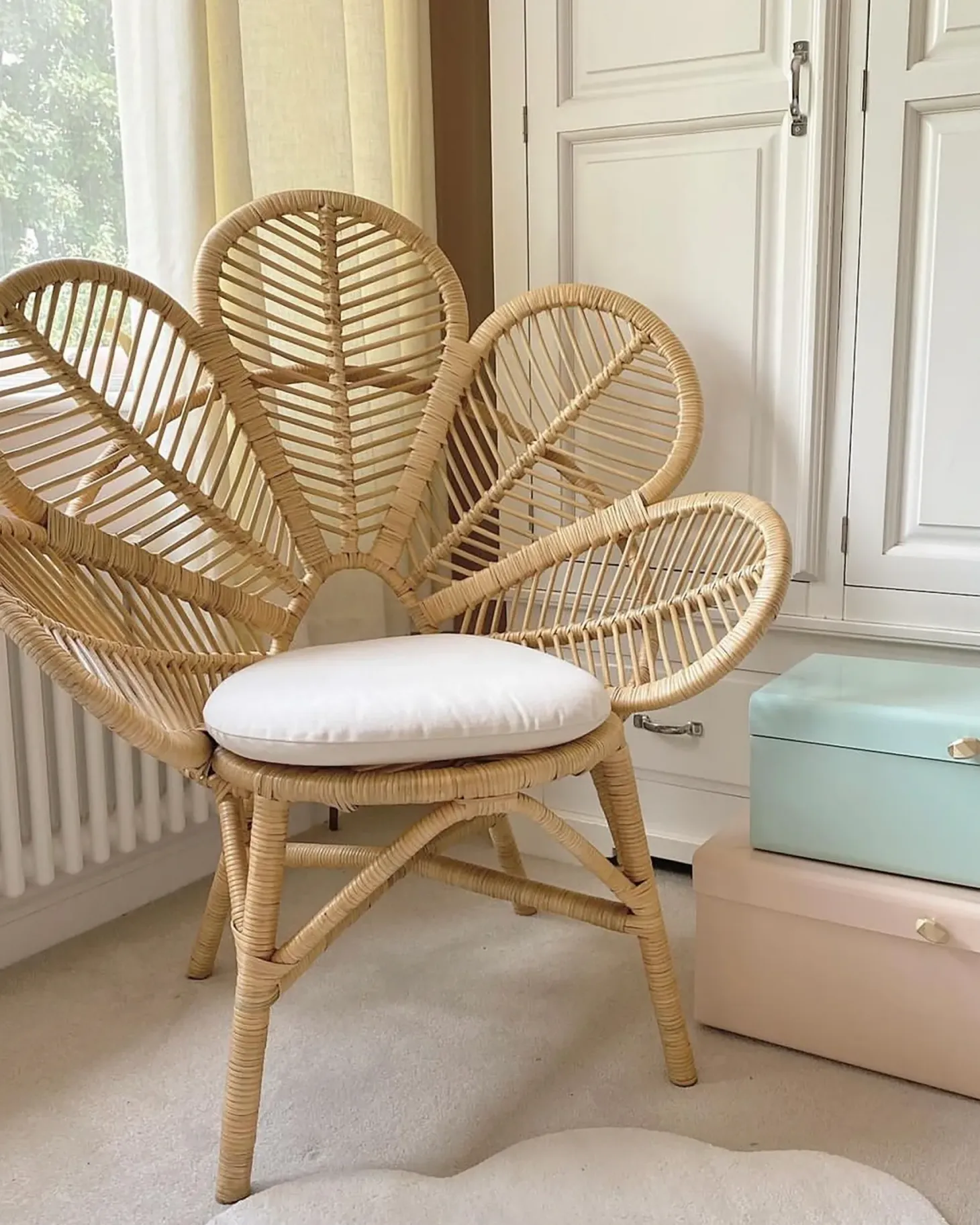 Fotel paw FLORENTINE Rattan Naturalny