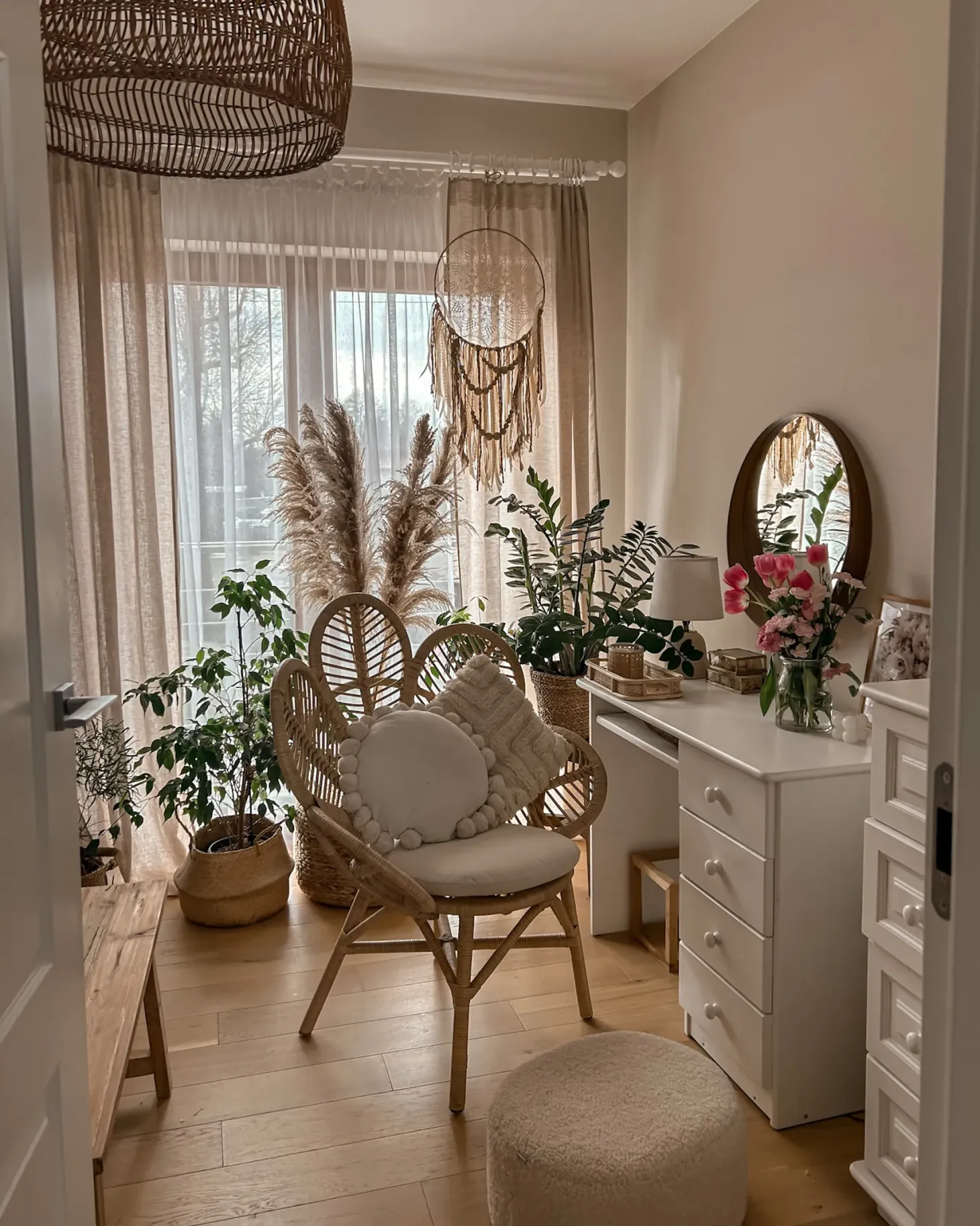Fotel paw FLORENTINE Rattan Naturalny