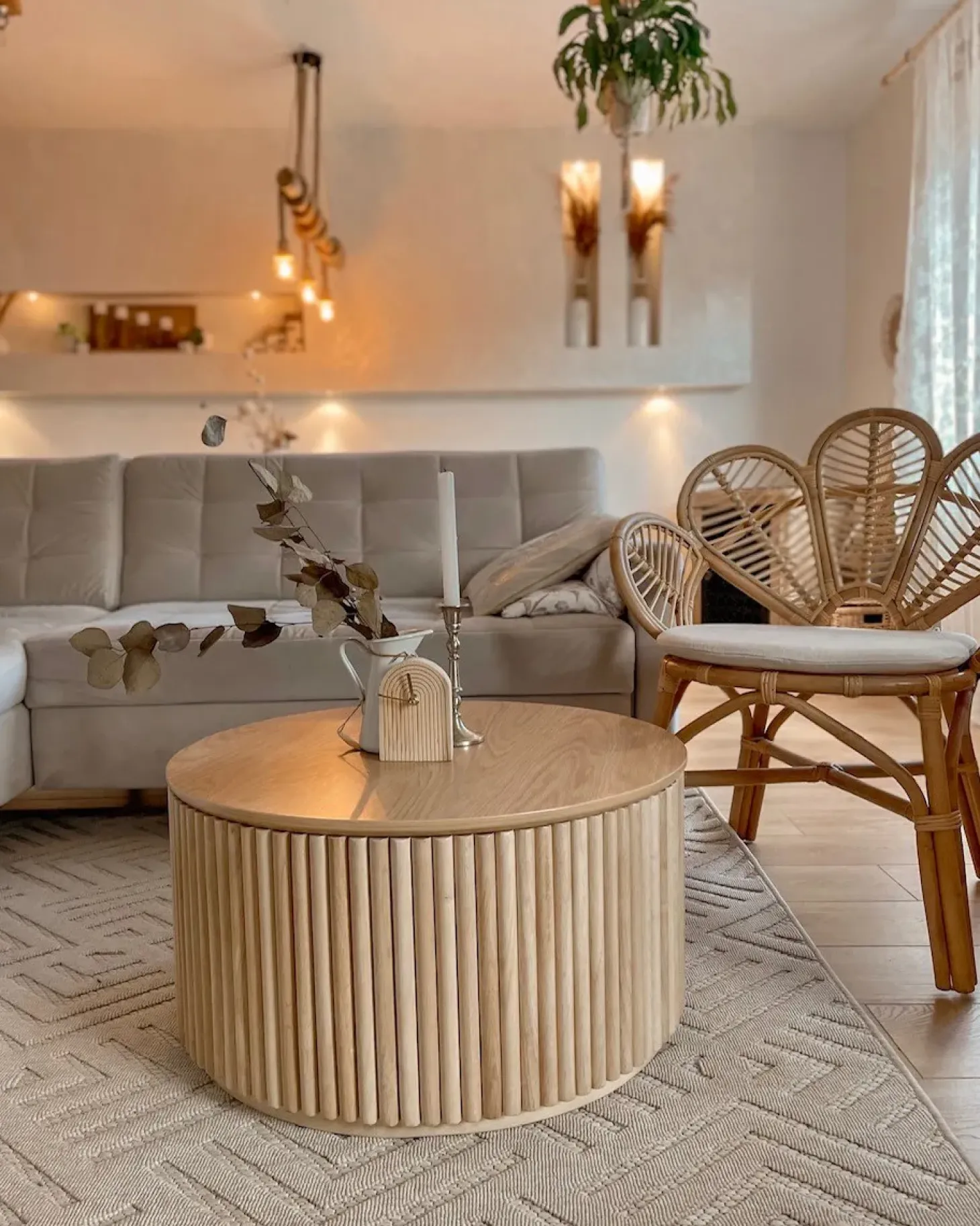 Fotel paw FLORENTINE Rattan Naturalny