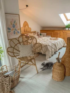 Fotel paw FLORENTINE Rattan Naturalny
