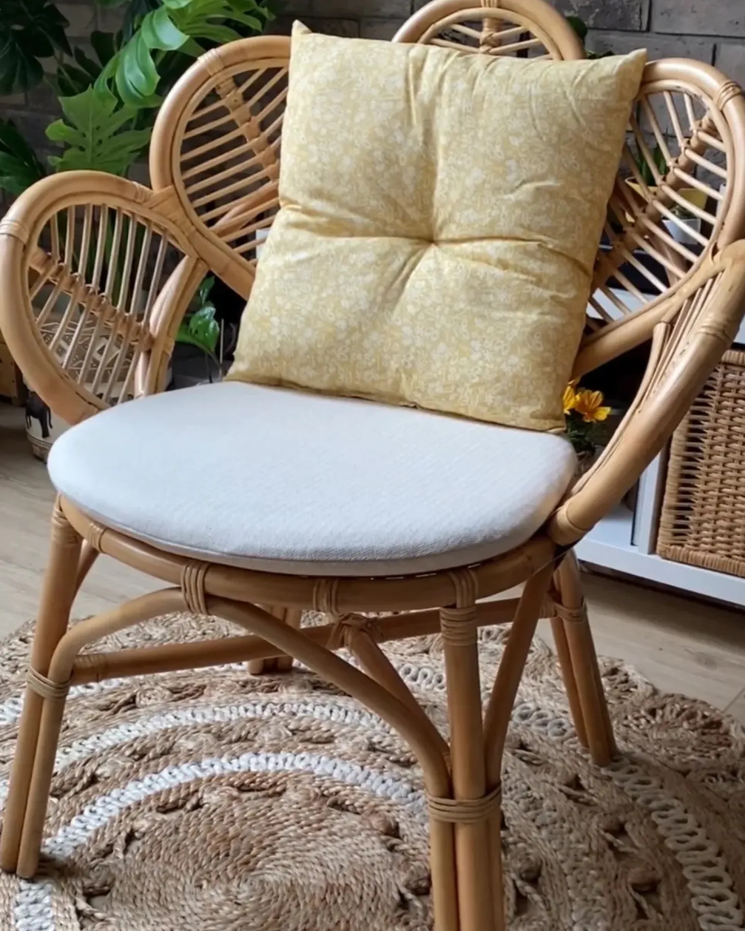 Fotel paw FLORENTINE Rattan Naturalny