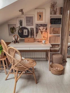 Fotel paw FLORENTINE Rattan Naturalny