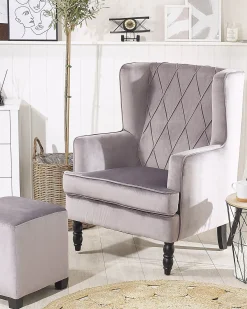 Sale Fotel SANDSET Welur Wszystkie Fotele|Fotele Tapicerowane