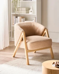 Hot Fotel SKEI Boucle Beżowy Wszystkie Fotele|Fotele Tapicerowane