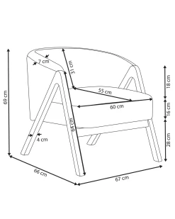 Discount Fotel SKEI Boucle Biały Wszystkie Fotele|Fotele Tapicerowane