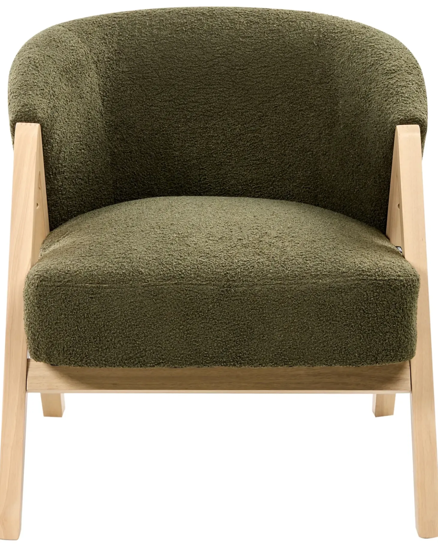 Discount Fotel SKEI Boucle Ciemnozielony Wszystkie Fotele|Fotele Tapicerowane
