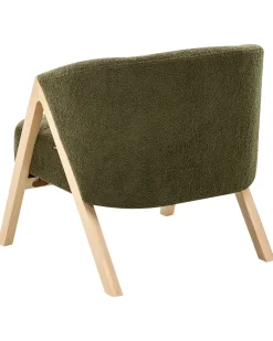 Discount Fotel SKEI Boucle Ciemnozielony Wszystkie Fotele|Fotele Tapicerowane