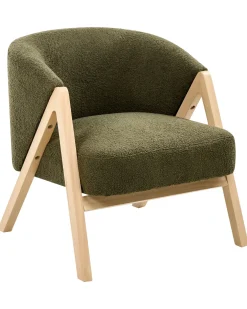 Discount Fotel SKEI Boucle Ciemnozielony Wszystkie Fotele|Fotele Tapicerowane