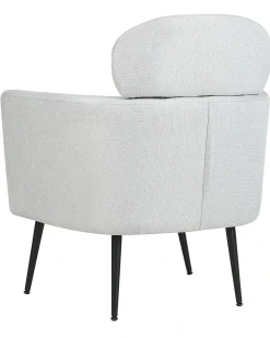 Clearance Fotel SOBY Jasnoszary Wszystkie Fotele|Fotele Tapicerowane