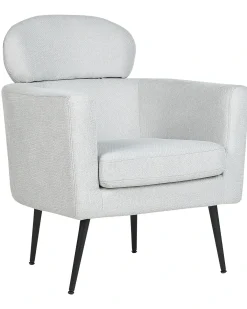 Clearance Fotel SOBY Jasnoszary Wszystkie Fotele|Fotele Tapicerowane