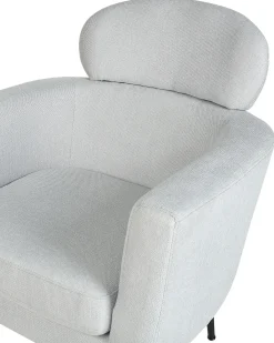 Clearance Fotel SOBY Jasnoszary Wszystkie Fotele|Fotele Tapicerowane