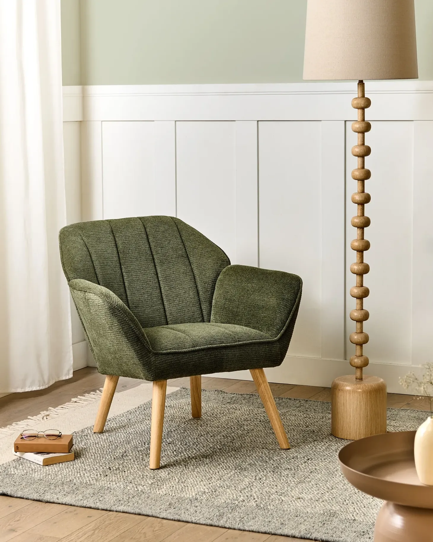 Discount Fotel TORUD Zielony Wszystkie Fotele|Fotele Tapicerowane